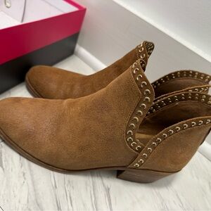 Brown Suede Ankle Boots